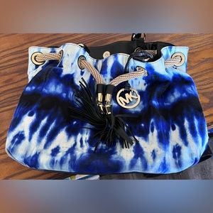 Michael Kors Marina Purse in Tie-Dye Blue